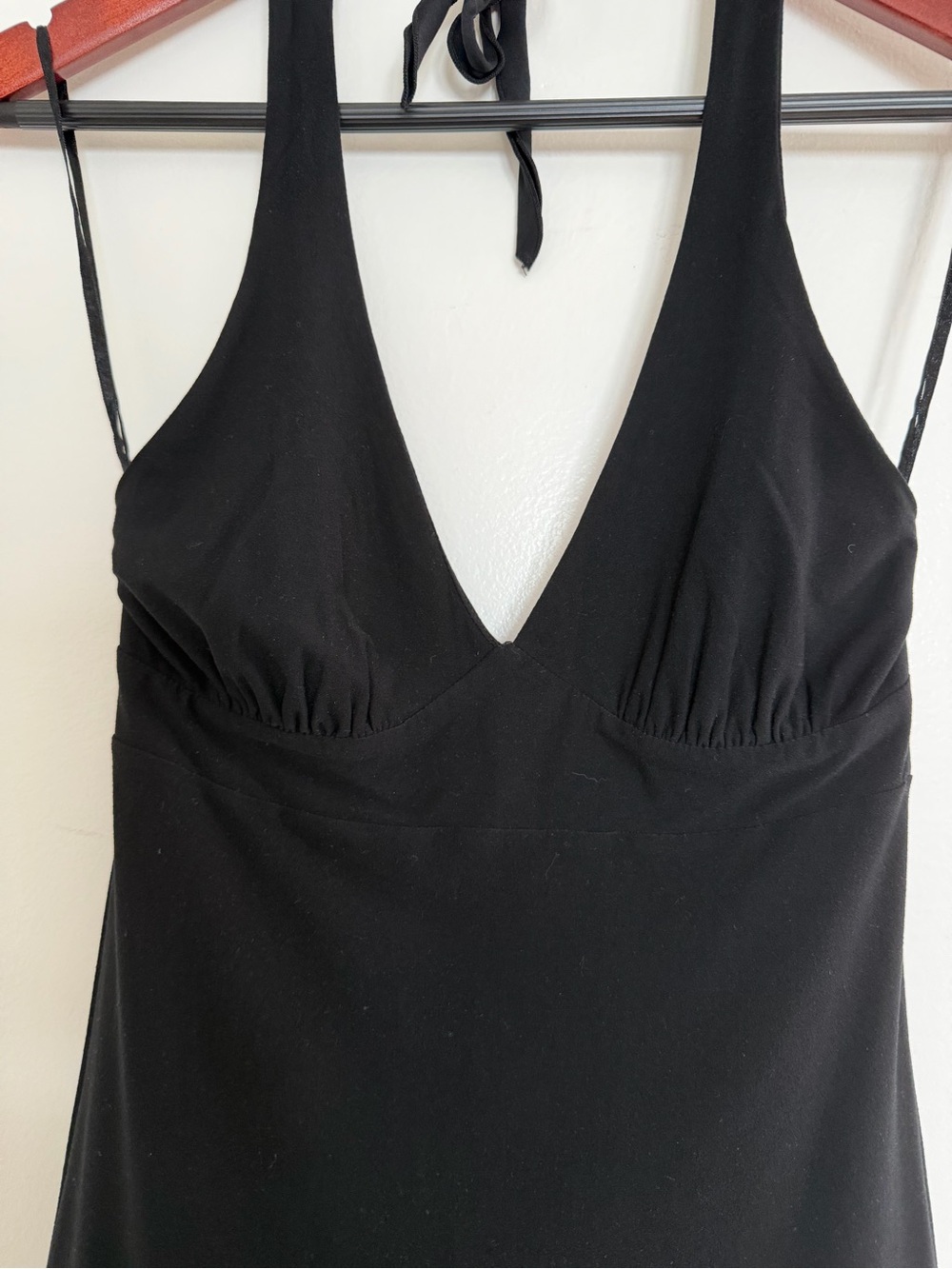 Volcom Black Halter V-Neck Mini Dress - Picture 3 of 5